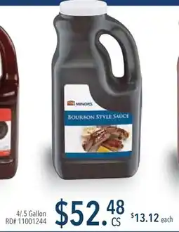 Restaurant Depot BOURBON STYLE SAUCE offer