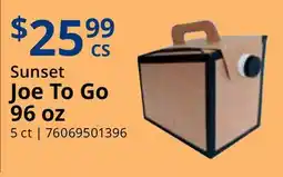 Restaurant Depot Sunset Joe To Go offer