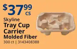 Restaurant Depot Skyline Tray Cup Carrier Molded Fiber offer