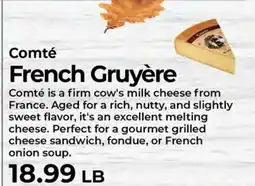 Sunset Foods Comté French Gruyère offer
