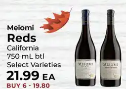 Sunset Foods Meiomi Reds offer