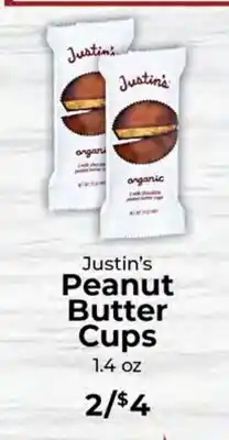 Sunset Foods Justin's Peanut Butter Cups offer