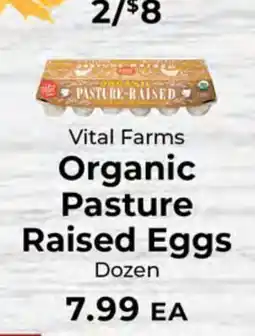 Sunset Foods Vital Farms Organic Pasture Raised Eggs offer