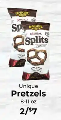 Sunset Foods Unique Pretzels offer
