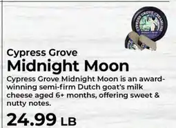 Sunset Foods Cypress Grove Midnight Moon offer