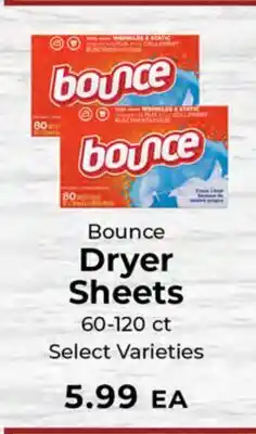 Sunset Foods Bounce Dryer Sheets offer