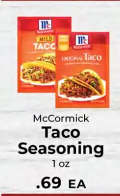 Sunset Foods McCormick Taco Seasoning offer