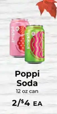 Sunset Foods Poppi Soda offer