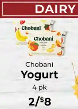 Sunset Foods Chobani Yogurt offer