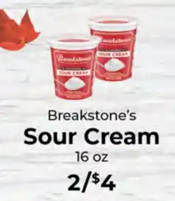 Sunset Foods Breakstone's Sour Cream offer