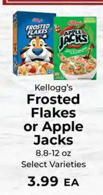 Sunset Foods Kellogg's Frosted Flakes or Apple Jacks offer