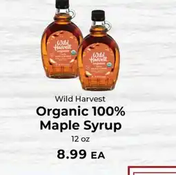 Sunset Foods Wild Harvest Organic 100% Maple Syrup offer
