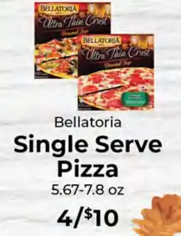 Sunset Foods Bellatoria Single Serve Pizza offer