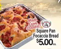 Angelo Caputo's Fresh Market Square Pan Focaccia Bread offer