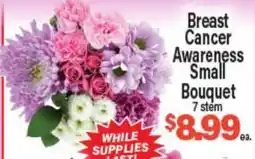 Angelo Caputo's Fresh Market Breast Cancer Awareness Small Bouquet offer