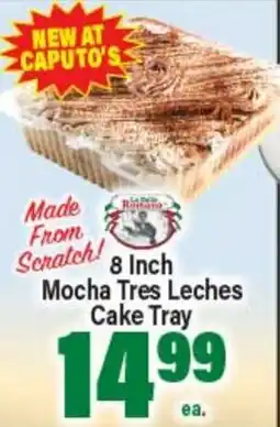 Angelo Caputo's Fresh Market 8 Inch Mocha Tres Leches Cake Tray offer