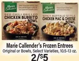 Angelo Caputo's Fresh Market Marie Callender's Frozen Entrees offer