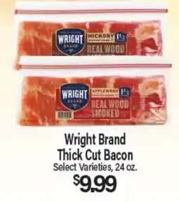 Angelo Caputo's Fresh Market Wright Brand Thick Cut Bacon offer