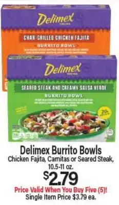 Angelo Caputo's Fresh Market Delimex Burrito Bowls offer