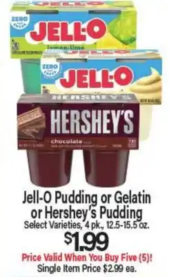 Angelo Caputo's Fresh Market Jell-O Pudding or Gelatin or Hershey's Pudding offer