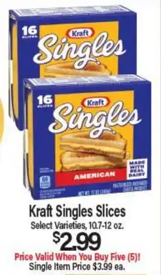Angelo Caputo's Fresh Market Kraft Singles Slices offer