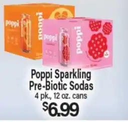 Angelo Caputo's Fresh Market Poppi Sparkling Pre-Biotic Sodas offer