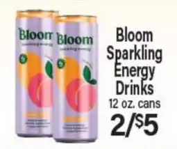 Angelo Caputo's Fresh Market Bloom Sparkling Energy Drinks offer