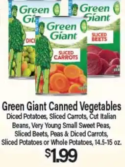 Angelo Caputo's Fresh Market Green Giant Canned Vegetables offer