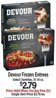 Angelo Caputo's Fresh Market Devour Frozen Entrees offer
