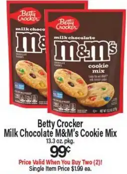 Angelo Caputo's Fresh Market Betty Crocker Milk Chocolate M&M's Cookie Mix offer