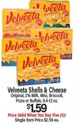 Angelo Caputo's Fresh Market Velveeta Shells & Cheese offer