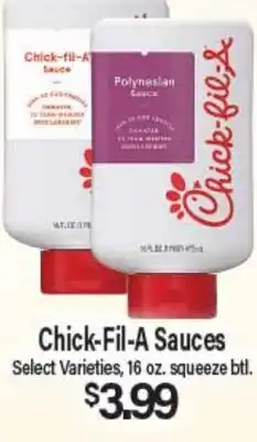 Angelo Caputo's Fresh Market Chick-Fil-A Sauces offer