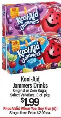 Angelo Caputo's Fresh Market Kool-Aid Jammers Drinks offer