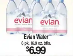 Angelo Caputo's Fresh Market Evian Water offer