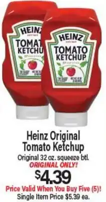 Angelo Caputo's Fresh Market Heinz Original Tomato Ketchup offer