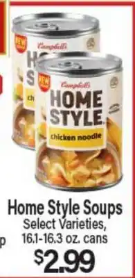Angelo Caputo's Fresh Market Home Style Soups offer