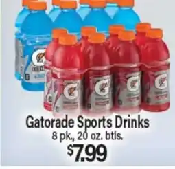 Angelo Caputo's Fresh Market Gatorade Sports Drinks offer