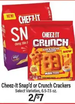 Angelo Caputo's Fresh Market Cheez-It Snap'd or Crunch Crackers offer