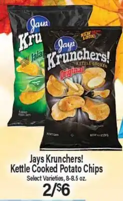 Angelo Caputo's Fresh Market Jays Krunchers! Kettle Cooked Potato Chips offer