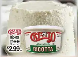 Angelo Caputo's Fresh Market RICOTTA offer