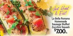 Angelo Caputo's Fresh Market La Bella Romana Homemade Sausage Stuffed Zucchini Squash offer