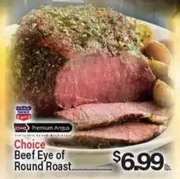Angelo Caputo's Fresh Market Choice Beef Eye of Round Roast offer