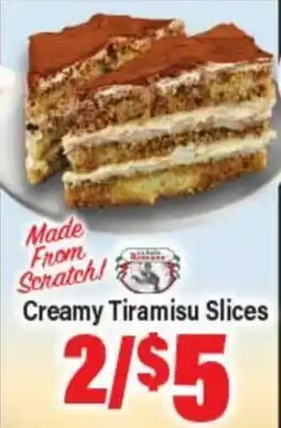 Angelo Caputo's Fresh Market Creamy Tiramisu Slices offer