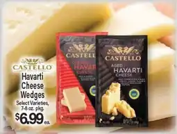 Angelo Caputo's Fresh Market CASTELLO Havarti Cheese Wedges offer