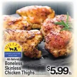Angelo Caputo's Fresh Market All-Natural Boneless Skinless Chicken Thighs offer