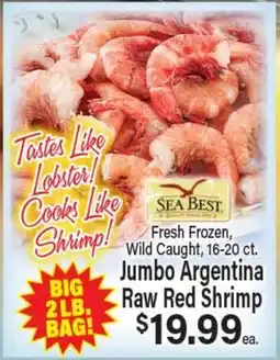 Angelo Caputo's Fresh Market Jumbo Argentina Raw Red Shrimp offer