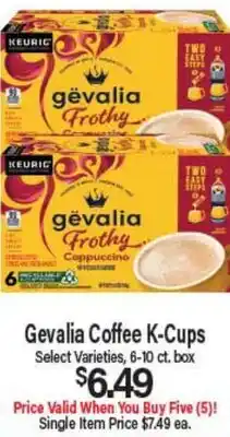 Angelo Caputo's Fresh Market Gevalia Coffee K-Cups offer