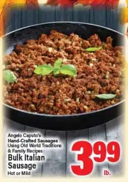 Angelo Caputo's Fresh Market Angelo Caputo's Hand-Crafted Sausages Using Old World Traditions & Family Recipes offer