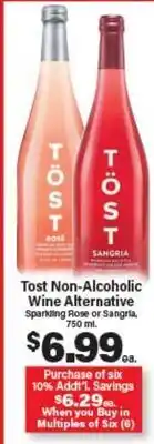 Angelo Caputo's Fresh Market Toast Non-Alcoholic Wine Alternative offer