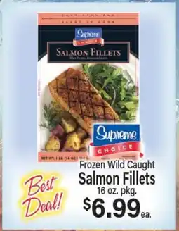 Angelo Caputo's Fresh Market Frozen Wild Caught Salmon Fillets offer